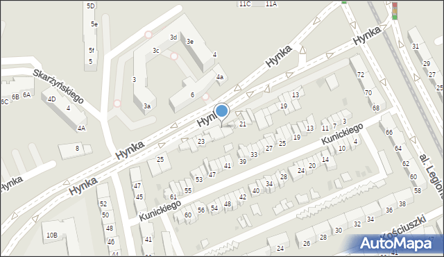 Gdańsk, Hynka Franciszka, 43, mapa Gdańska