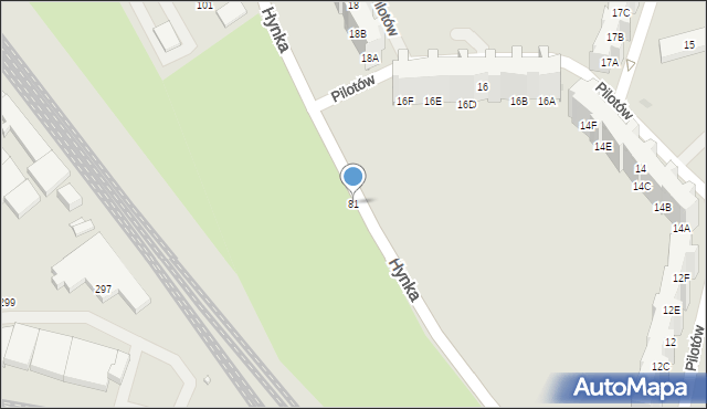 Gdańsk, Hynka Franciszka, 81, mapa Gdańska