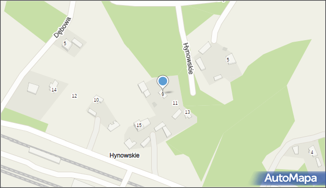 Knapy, Hynowskie, 9, mapa Knapy