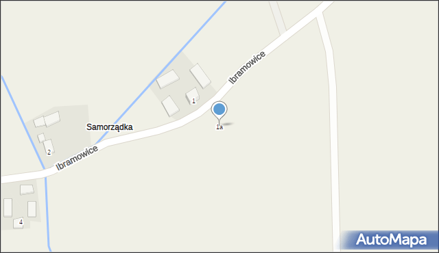 Ibramowice, Ibramowice, 1a, mapa Ibramowice