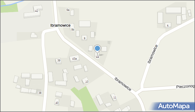 Ibramowice, Ibramowice, 8, mapa Ibramowice