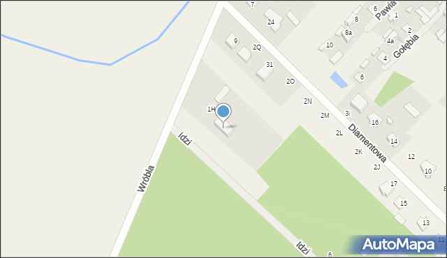 Budziska, Idzi Ireny, 2, mapa Budziska