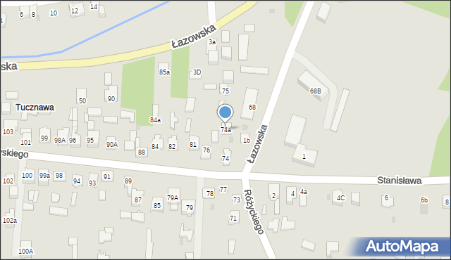 Dąbrowa Górnicza, Idzikowskiego Ludwika, mjr., 74a, mapa Dąbrowa Górnicza