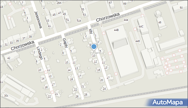 Gliwice, Idy, 8, mapa Gliwic