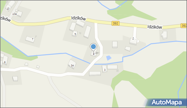 Idzików, Idzików, 4, mapa Idzików