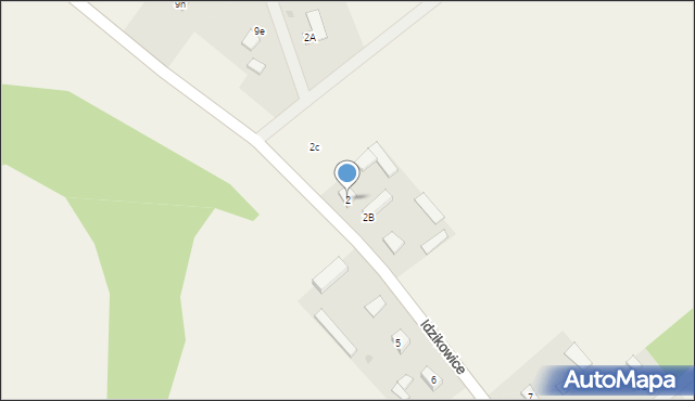 Idzikowice, Idzikowice, 2, mapa Idzikowice