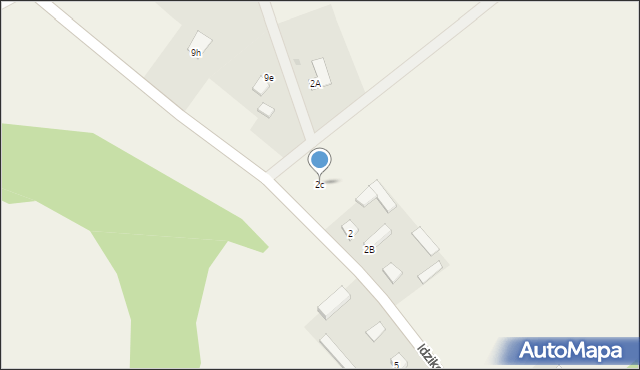 Idzikowice, Idzikowice, 2c, mapa Idzikowice