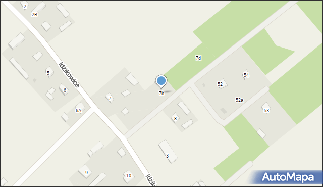 Idzikowice, Idzikowice, 7b, mapa Idzikowice