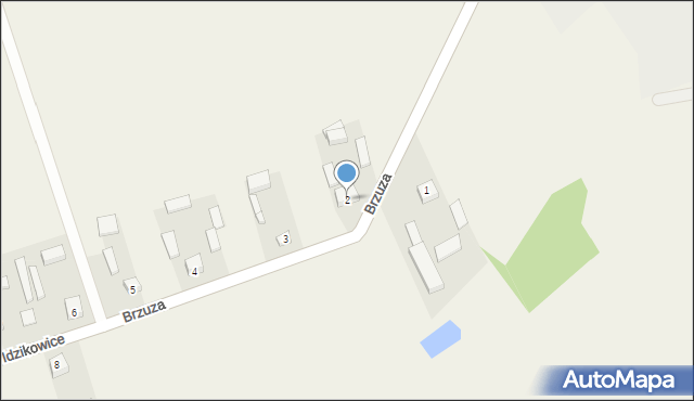 Idzikowice, Idzikowice, 2, mapa Idzikowice