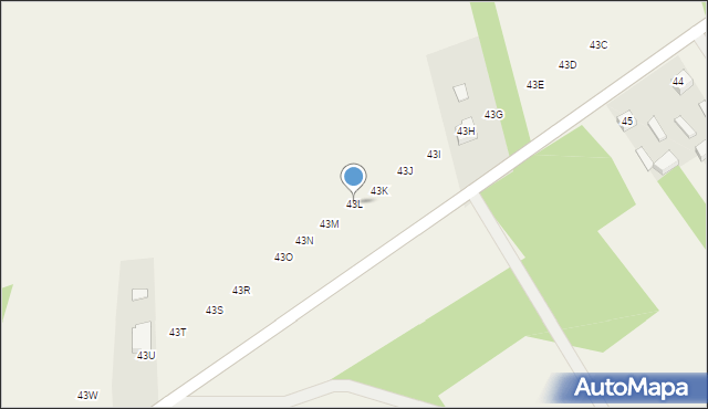 Idzikowice, Idzikowice, 43L, mapa Idzikowice