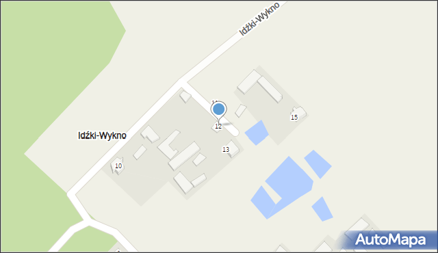Idźki-Wykno, Idźki-Wykno, 12, mapa Idźki-Wykno
