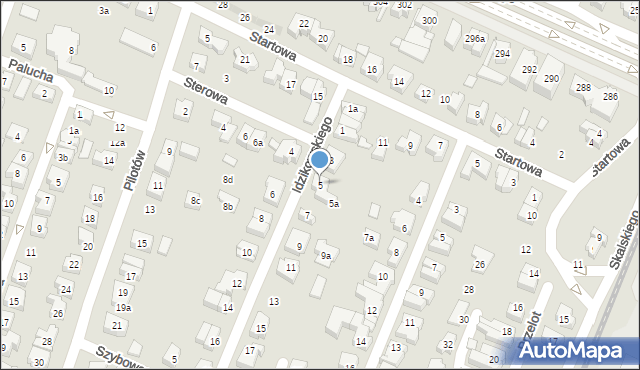 Poznań, Idzikowskiego Ludwika, mjr., 5, mapa Poznania