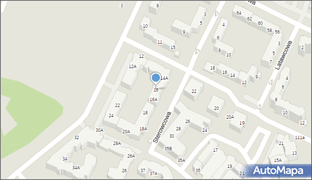 Wrocław, Idzikowskiego Ludwika, mjr., 16, mapa Wrocławia