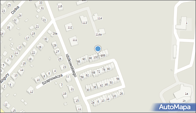 Zgorzelec, Idzikowskiego Ludwika, mjr., 102, mapa Zgorzelec