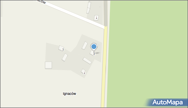 Cielętniki, Ignaców, 2, mapa Cielętniki