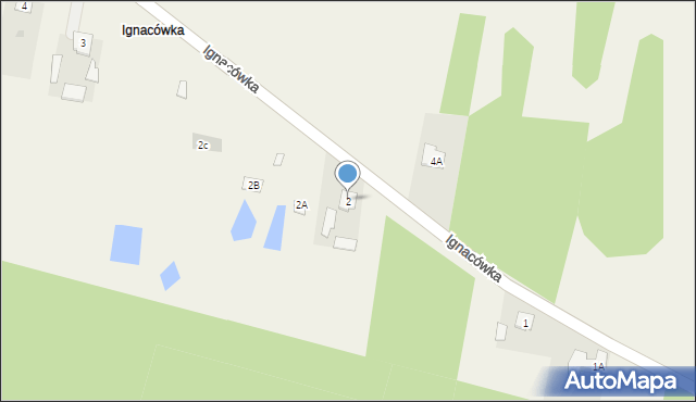 Czyste, Ignacówka, 2, mapa Czyste