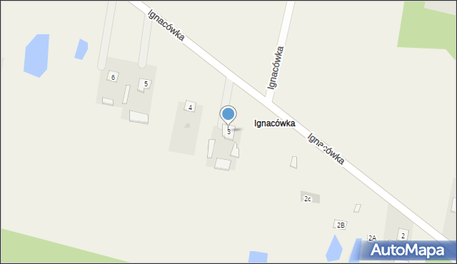 Czyste, Ignacówka, 3, mapa Czyste