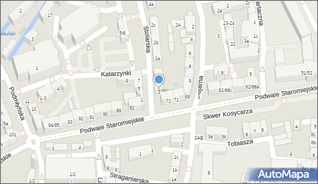 Gdańsk, Igielnicka, 2, mapa Gdańska