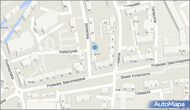 Gdańsk, Igielnicka, 4, mapa Gdańska