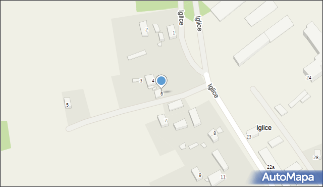 Iglice, Iglice, 6, mapa Iglice