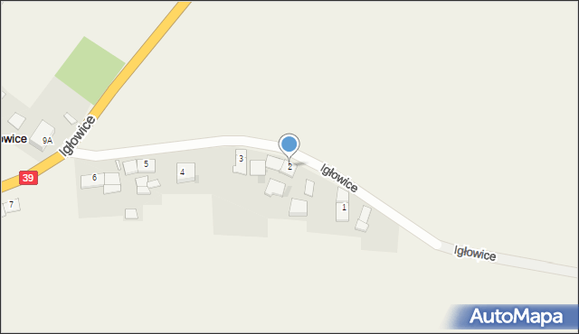Igłowice, Igłowice, 2, mapa Igłowice