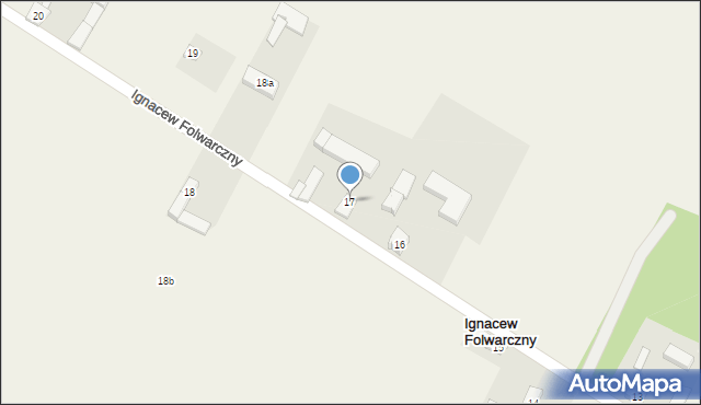 Ignacew Folwarczny, Ignacew Folwarczny, 17, mapa Ignacew Folwarczny