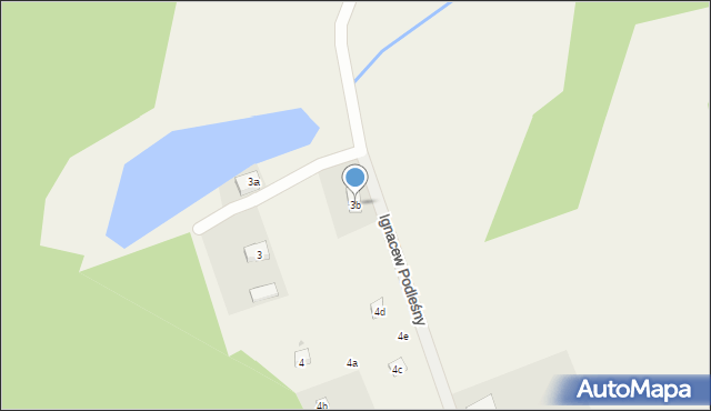 Ignacew Podleśny, Ignacew Podleśny, 3b, mapa Ignacew Podleśny