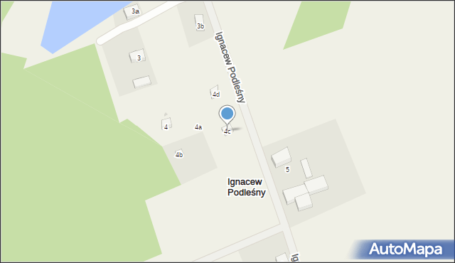 Ignacew Podleśny, Ignacew Podleśny, 4c, mapa Ignacew Podleśny