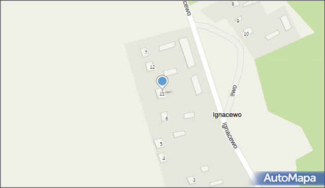 Ignacewo, Ignacewo, 11, mapa Ignacewo