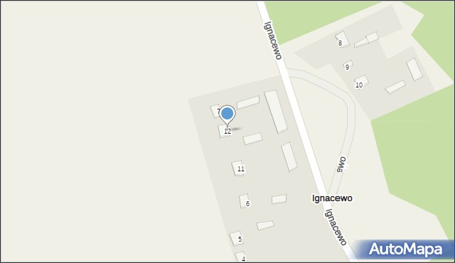Ignacewo, Ignacewo, 12, mapa Ignacewo