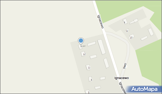 Ignacewo, Ignacewo, 7, mapa Ignacewo