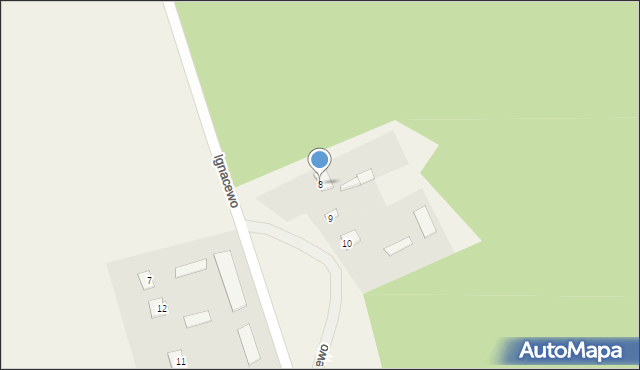 Ignacewo, Ignacewo, 8, mapa Ignacewo