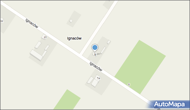 Ignaców, Ignaców, 8, mapa Ignaców