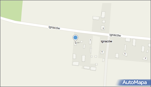 Ignaców, Ignaców, 8, mapa Ignaców