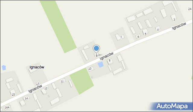 Ignaców, Ignaców, 9, mapa Ignaców