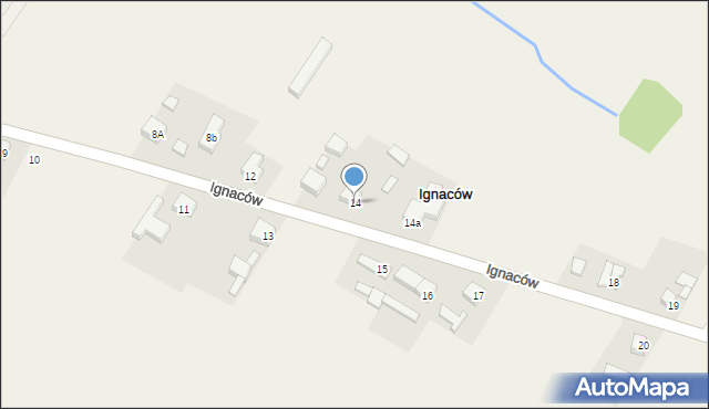 Ignaców, Ignaców, 14, mapa Ignaców