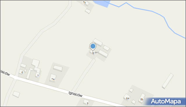 Ignaców, Ignaców, 8, mapa Ignaców