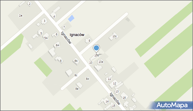 Ignaców, Ignaców, 10b, mapa Ignaców