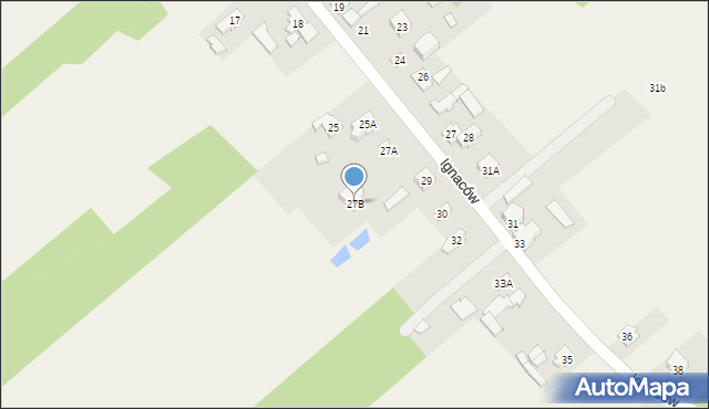 Ignaców, Ignaców, 27B, mapa Ignaców