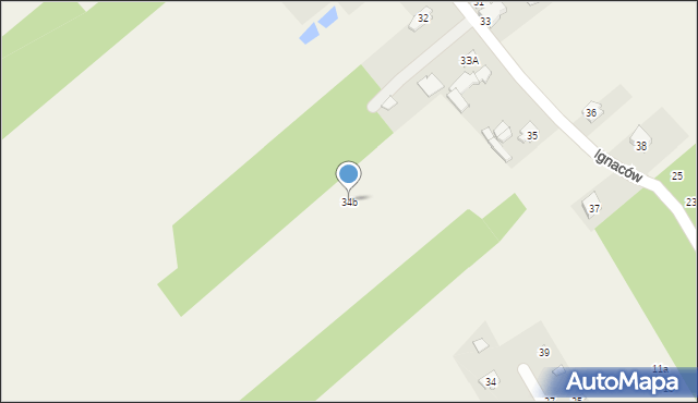 Ignaców, Ignaców, 34b, mapa Ignaców