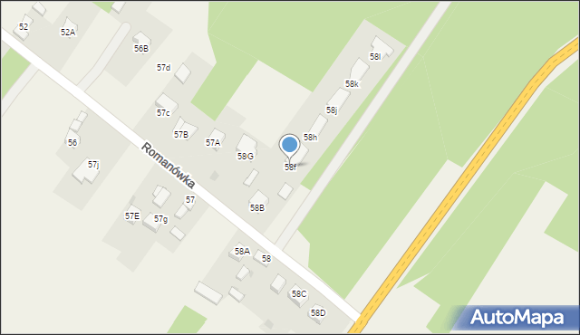 Ignaców, Ignaców, 58f, mapa Ignaców