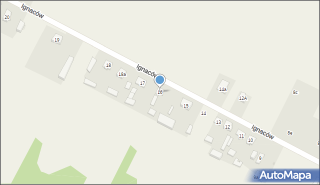 Ignaców, Ignaców, 16, mapa Ignaców