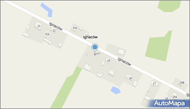 Ignaców, Ignaców, 30, mapa Ignaców