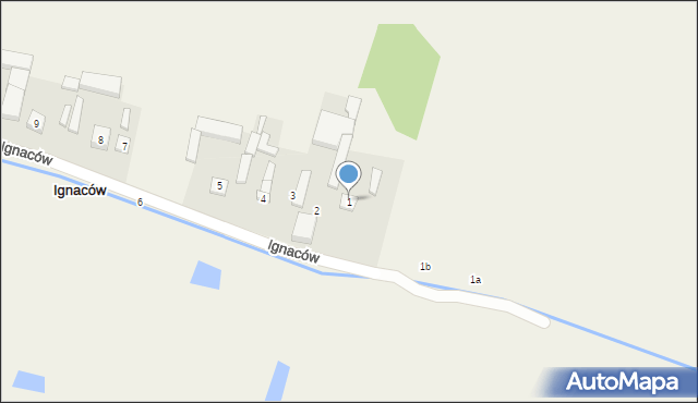 Ignaców, Ignaców, 1, mapa Ignaców