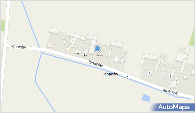 Ignaców, Ignaców, 10, mapa Ignaców