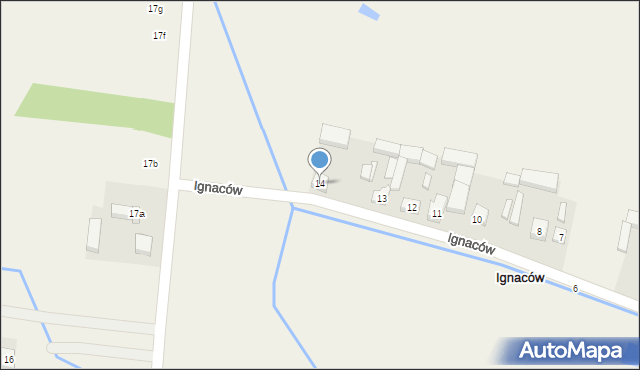 Ignaców, Ignaców, 14, mapa Ignaców