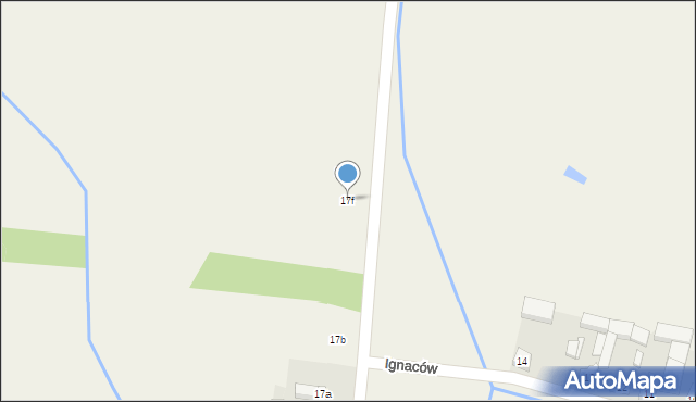 Ignaców, Ignaców, 17f, mapa Ignaców