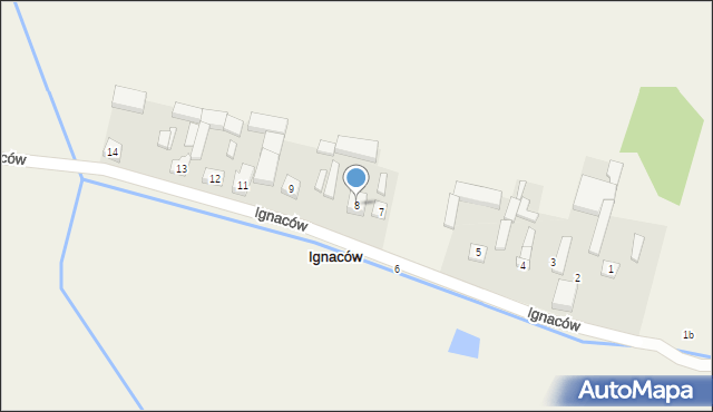 Ignaców, Ignaców, 8, mapa Ignaców