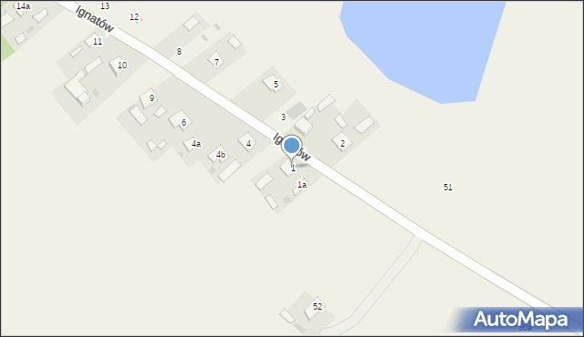 Ignatów, Ignatów, 1, mapa Ignatów