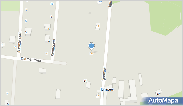 Konstantynów Łódzki, Ignacew, 16, mapa Konstantynów Łódzki